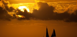 Sunset over Waikiki