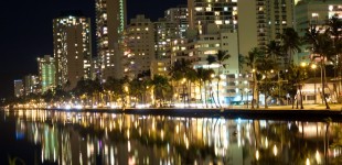 Evening Walk in Waikiki