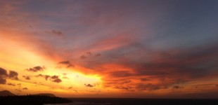 Beautiful Sunrise On A Windy Sunday Run