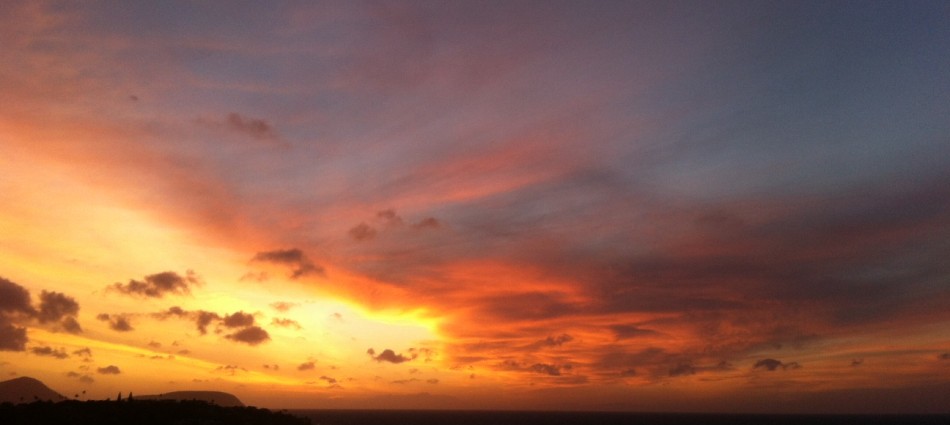 Beautiful Sunrise On A Windy Sunday Run